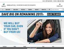 Tablet Screenshot of irwinautoco.com